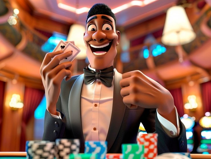 Ilustrasi permainan slot bertema fantasi